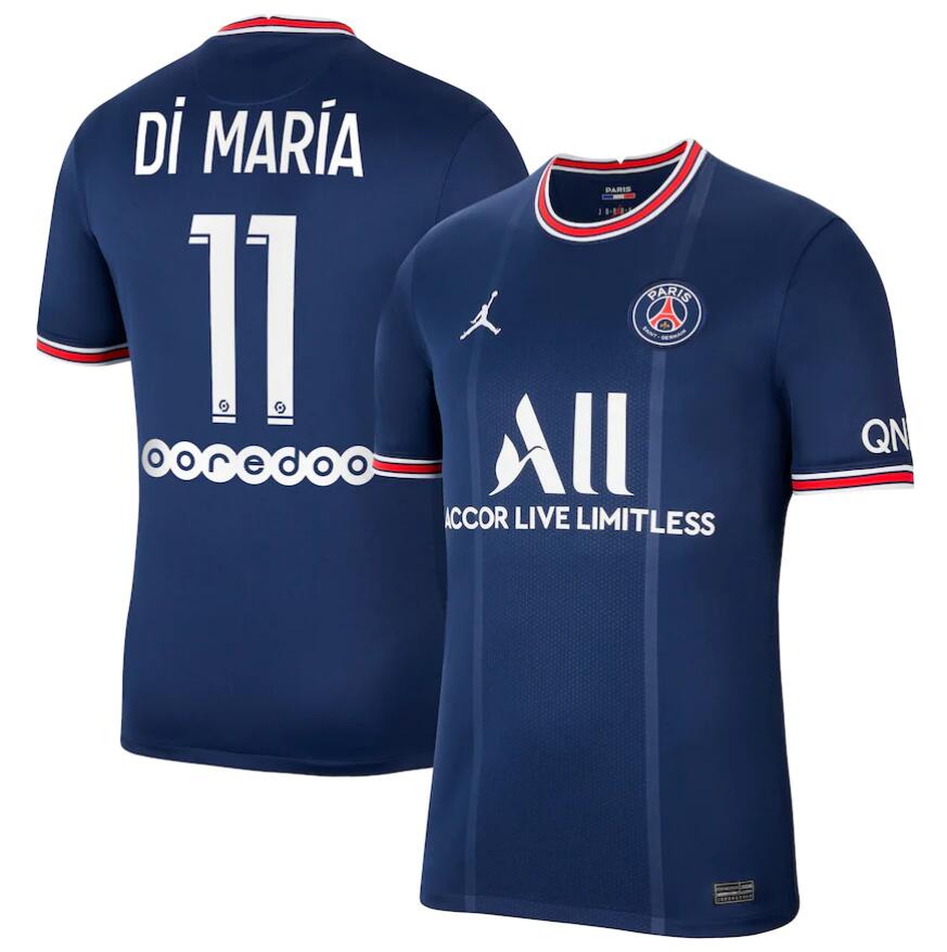 2021/22 Maillot PSG Domicile Soccer Jersey Shirt Di Maria 11